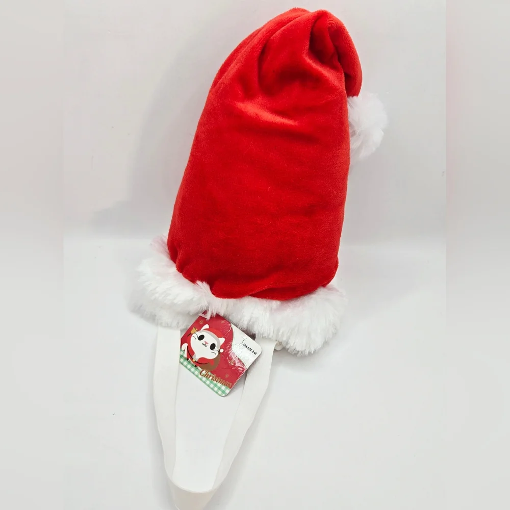 Adjustable Christmas Dog Santa Hat Large Dogs‎ NWT